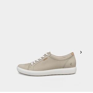 Ecco Women's Cream Casual Sneakers Sz 7 (38)